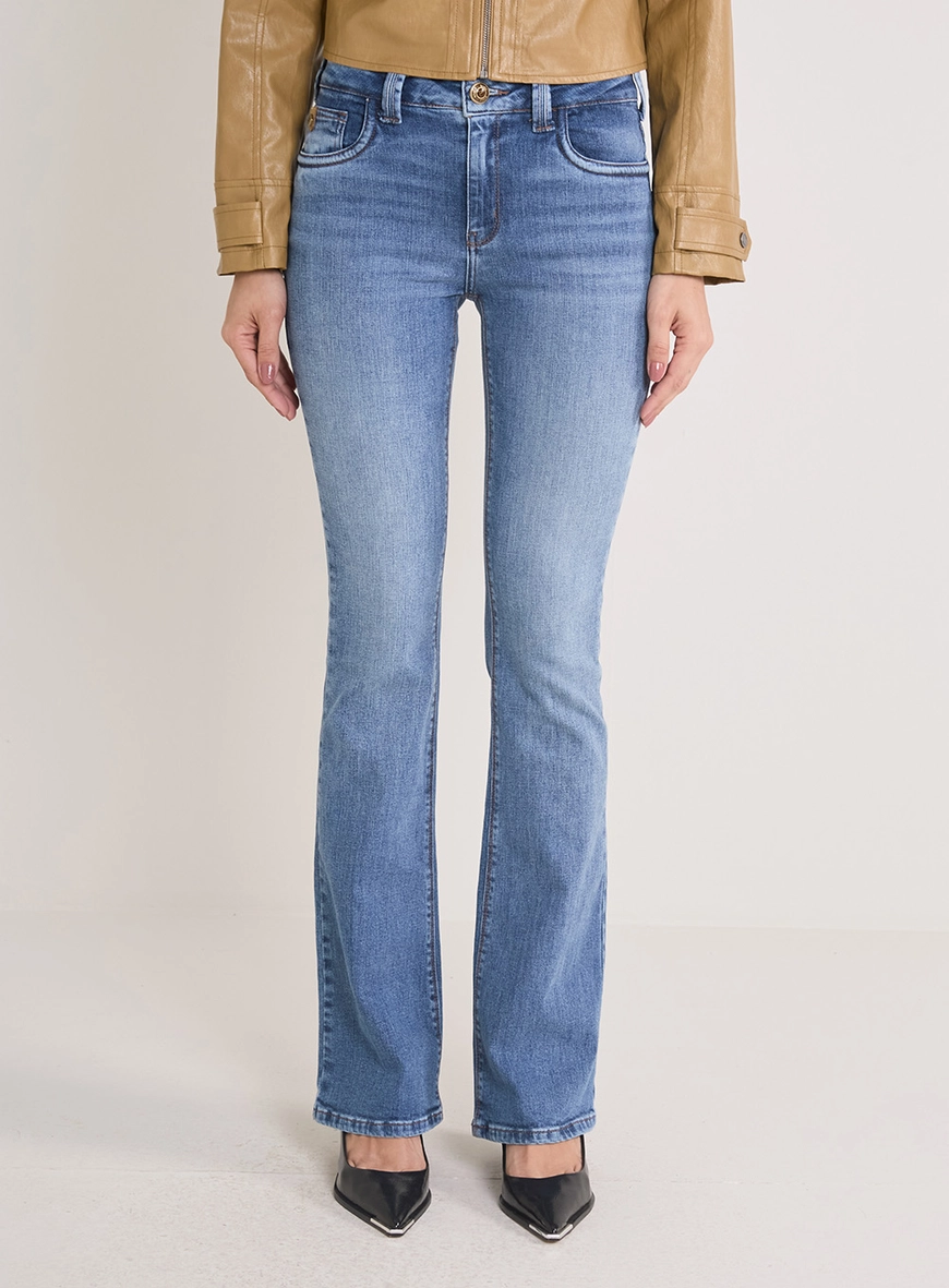 Calça Jeans Feminina Boot Cut - Marisa Índigo