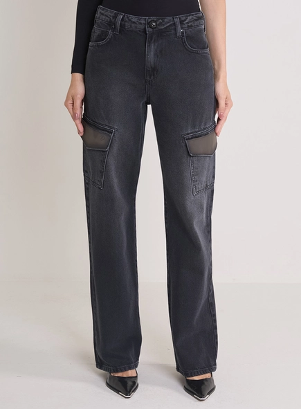 Calça Jeans Feminina Wide Leg - Raquel