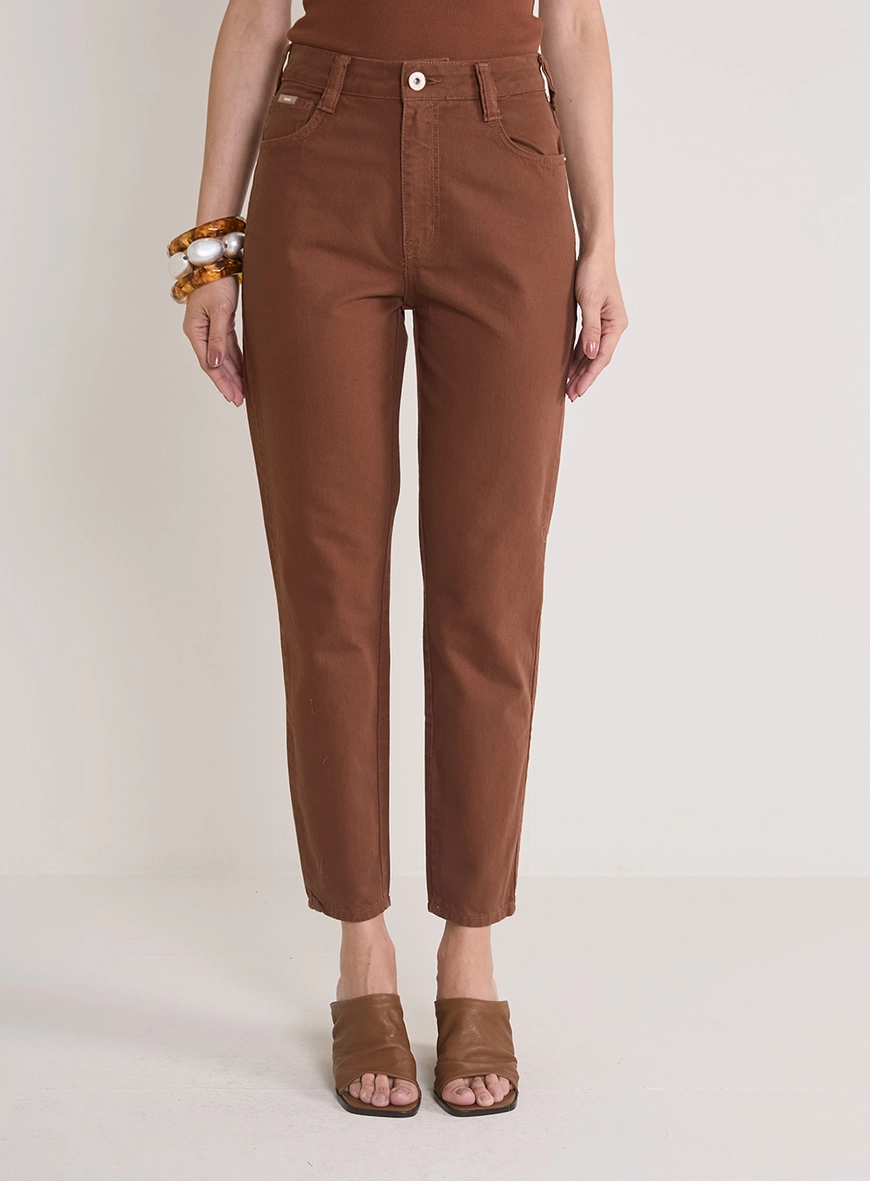 Calça Feminina Sarja - Lola Marrom