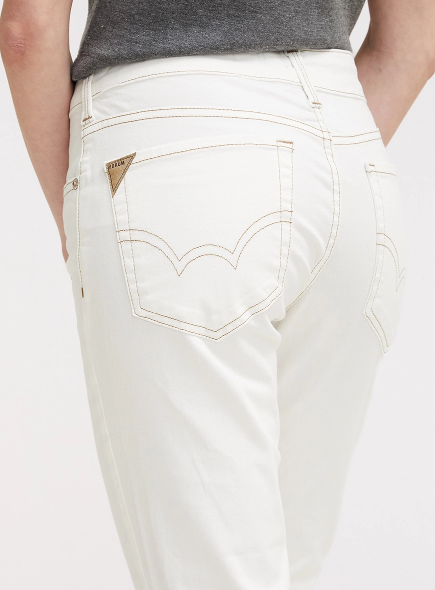 Calça Sarja Feminina Boot Cut - Marisa Off Shell