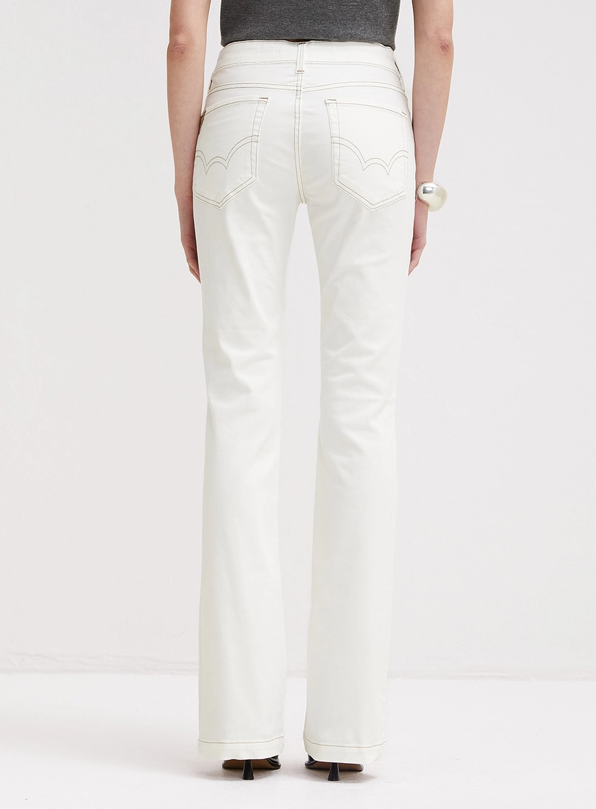 Calça Sarja Feminina Boot Cut - Marisa Off Shell