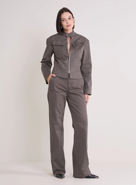 Calça Sarja Feminina Wide Leg - Raquel