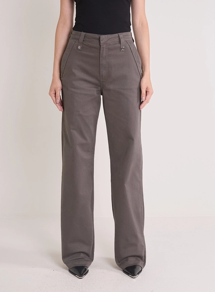 Calça Sarja Feminina Wide Leg - Raquel
