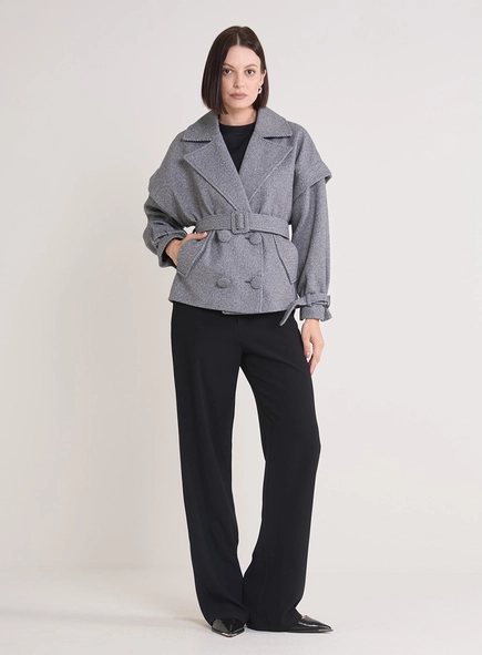 Calça Alfaiataria Feminina Slim Reta