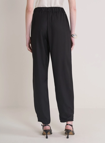 Calça Feminina Jogger Cós Com Amarração