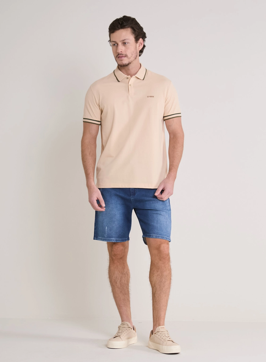 Bermuda Jeans Masculina - Dom Índigo