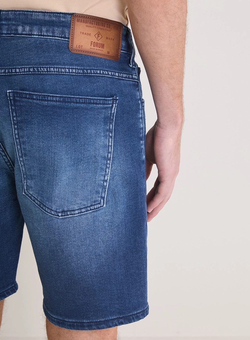Bermuda Jeans Masculina - Dom Índigo
