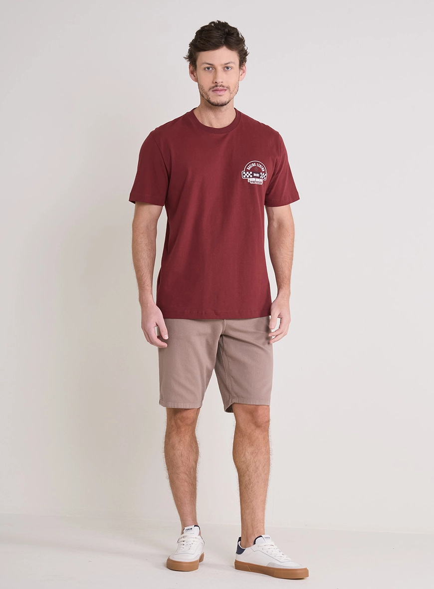Bermuda Sarja Masculina Paul Slim Marrom