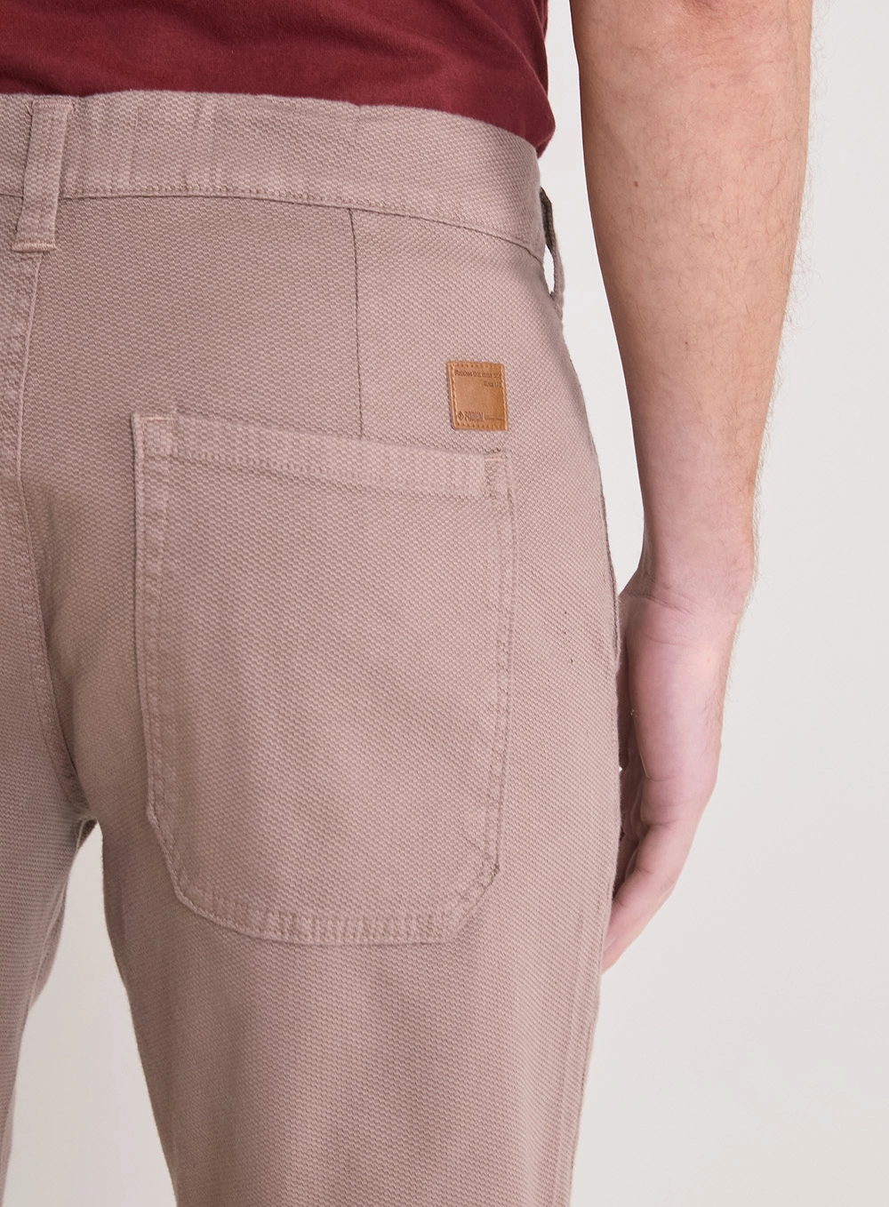 Bermuda Sarja Masculina Paul Slim Marrom 3