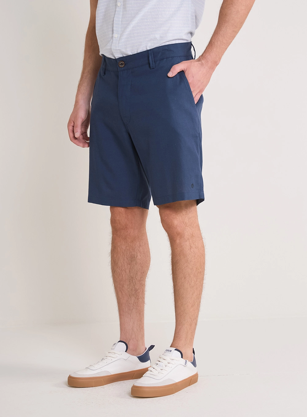 Bermuda Alfaiataria Masculina St Barths Azul 2