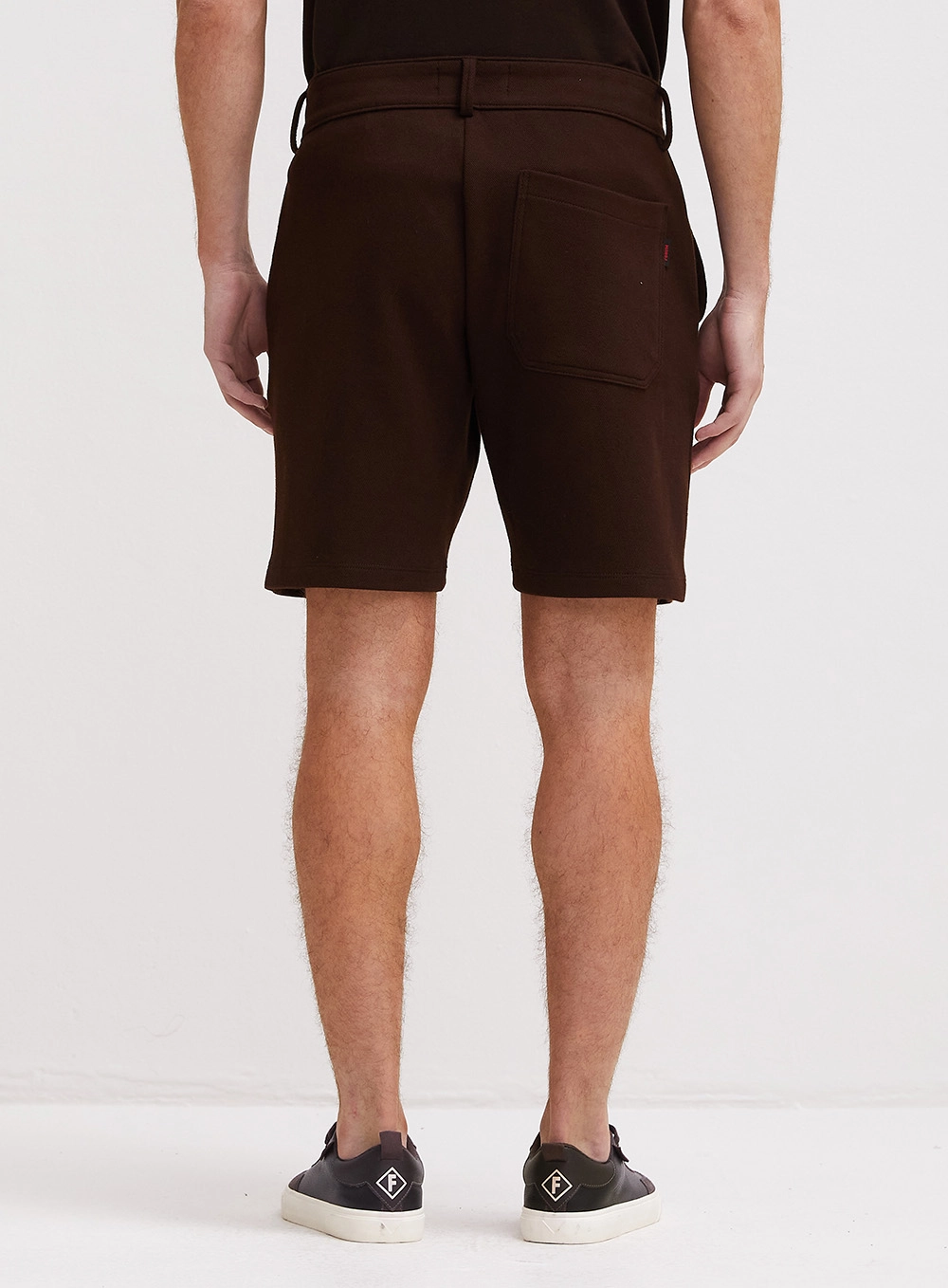 Bermuda Masculina Alfaiataria - Dom Marrom 4