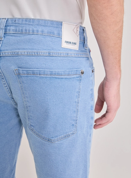 Bermuda Jeans Masculina Paul Slim Cintura Média