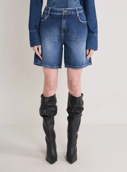 Bermuda Jeans Feminina - Raquel