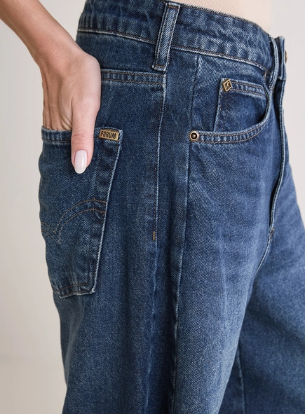 Bermuda Jeans Feminina - Barrel
