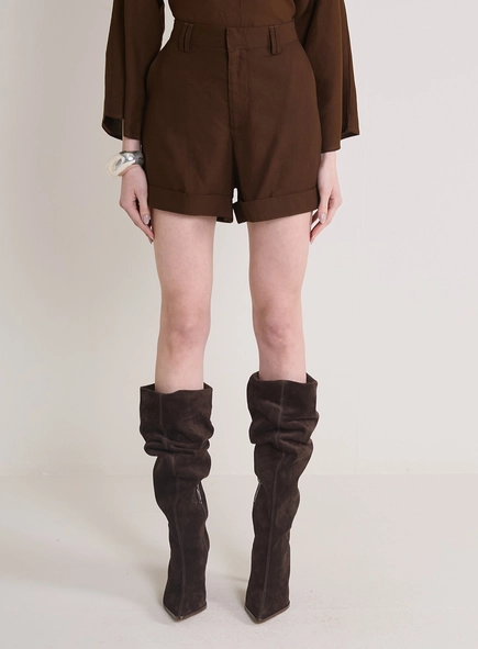 Short Alfaiataria Com Barra Italiana