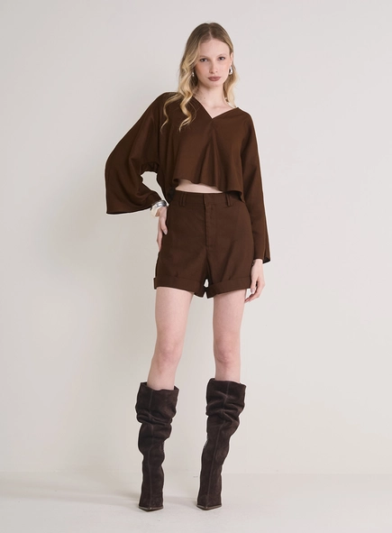 Short Alfaiataria Com Barra Italiana