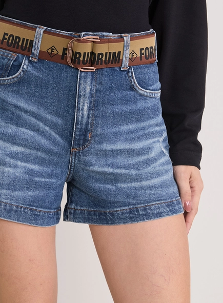 Short Jeans Com Cinto - Sofia