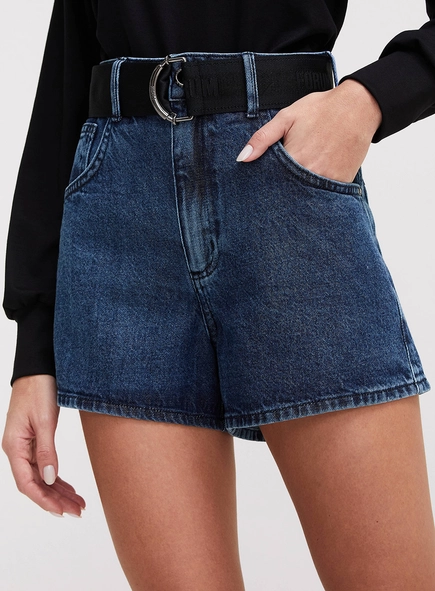 Short Jeans Sofia Com Cinto Personalizado