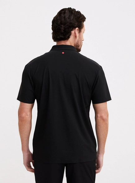 Polo Masculina Muscle Com Zíper