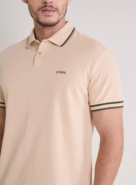 Polo Muscle Masculina Com Detalhe