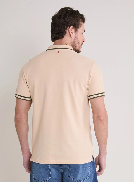 Polo Muscle Masculina Com Detalhe
