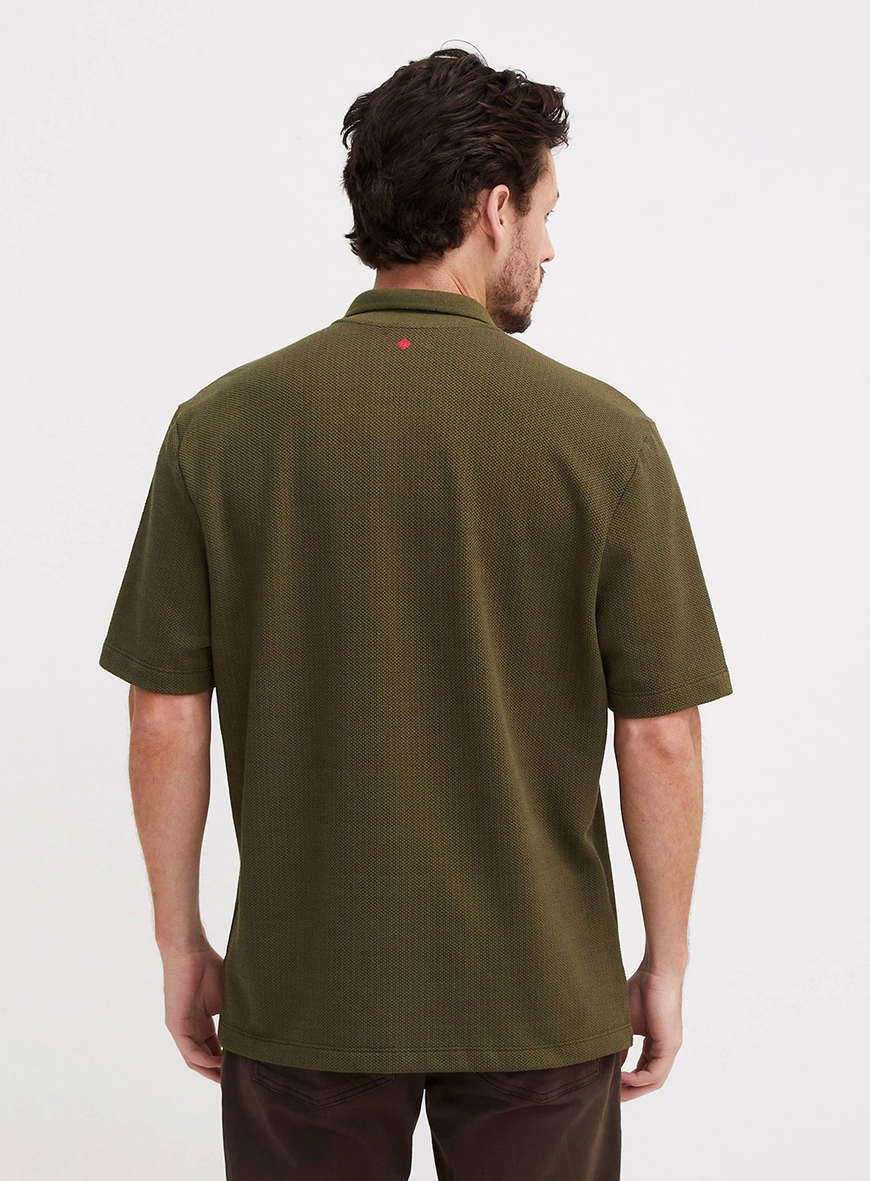 Polo Masculina Oversized Verde