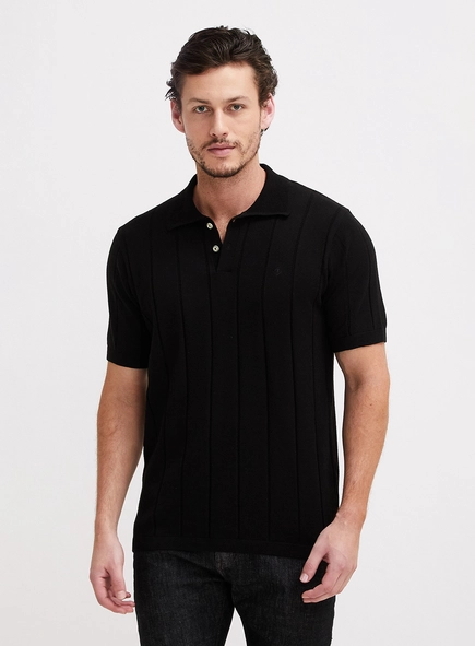 Polo Tricô Masculina Muscle