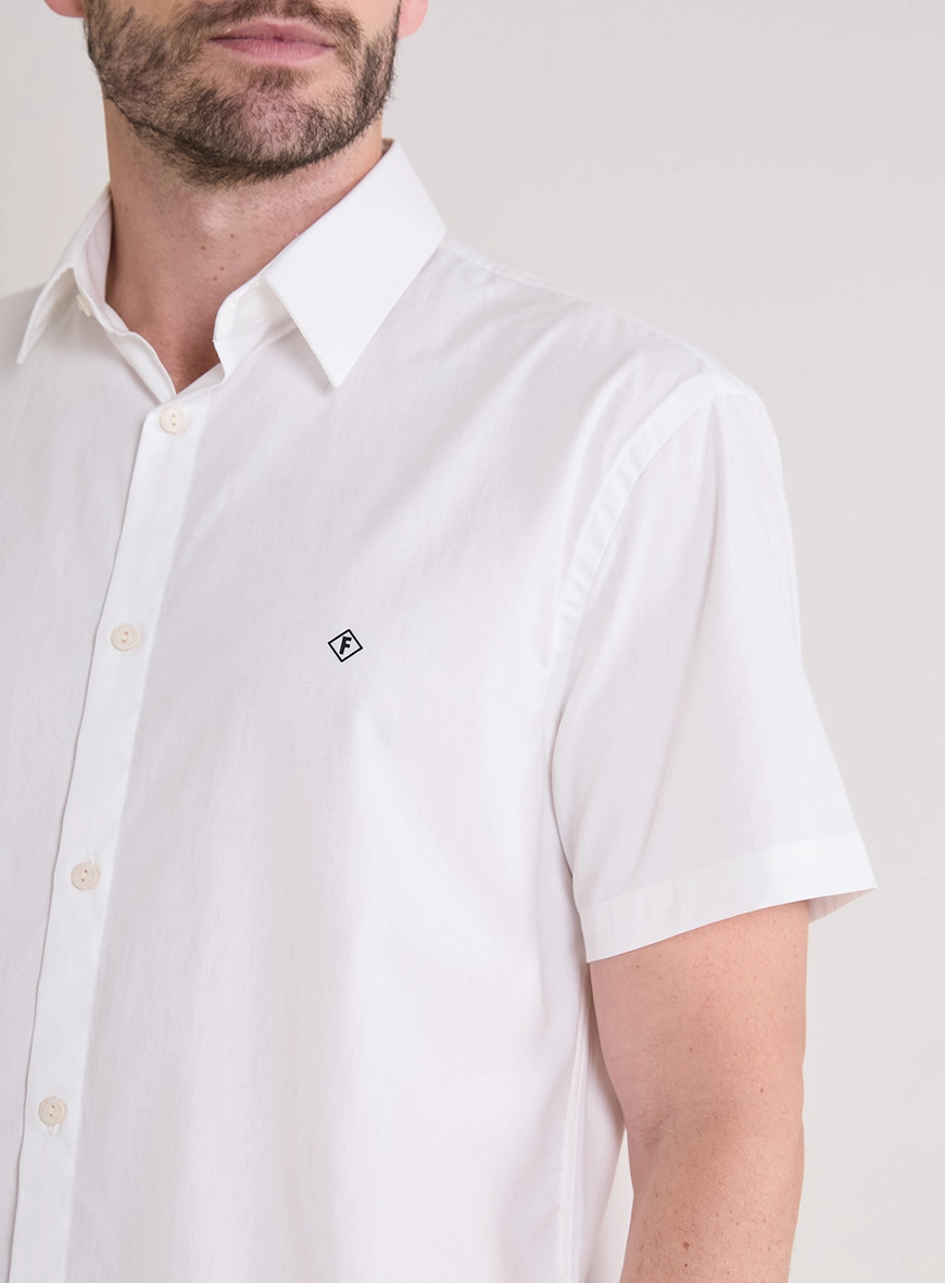 Camisa Masculina Relax Manga Curta Off Shell