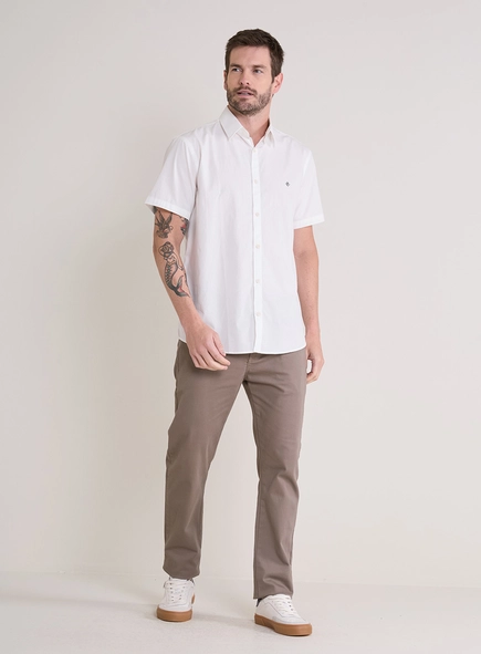 Camisa Masculina Relax Manga Curta