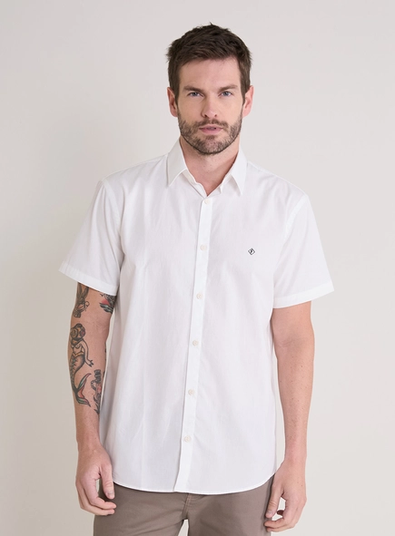 Camisa Masculina Relax Manga Curta