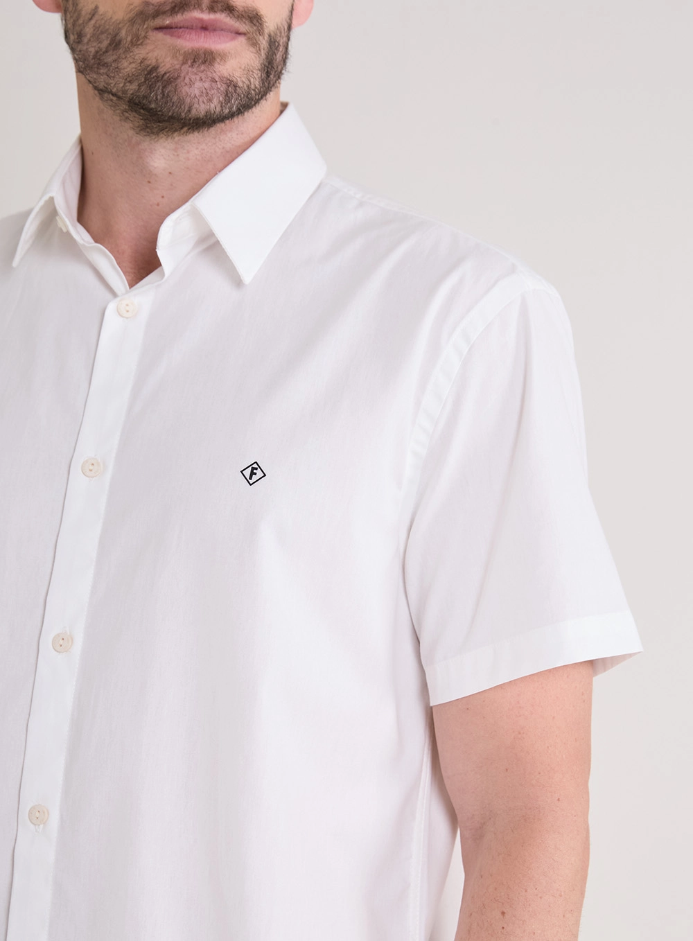 Camisa Masculina Relax Manga Curta Off Shell 2