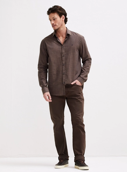 Camisa Masculina Relax Manga Longa