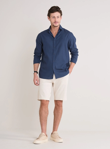 Camisa Masculina Relax Manga Longa
