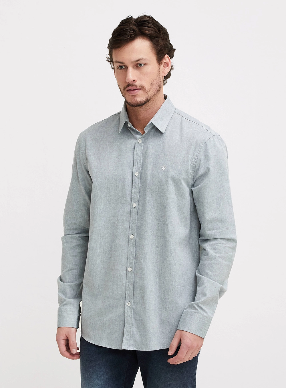 Camisa Masculina Relax Verde 2