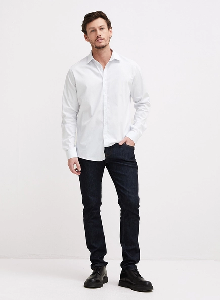 Camisa Masculina Slim Fit Básica