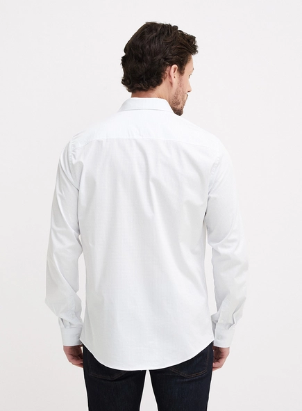 Camisa Masculina Slim Fit Básica
