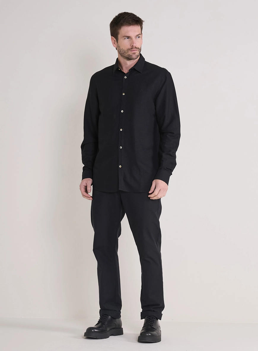 Camisa Masculina Relax Preto