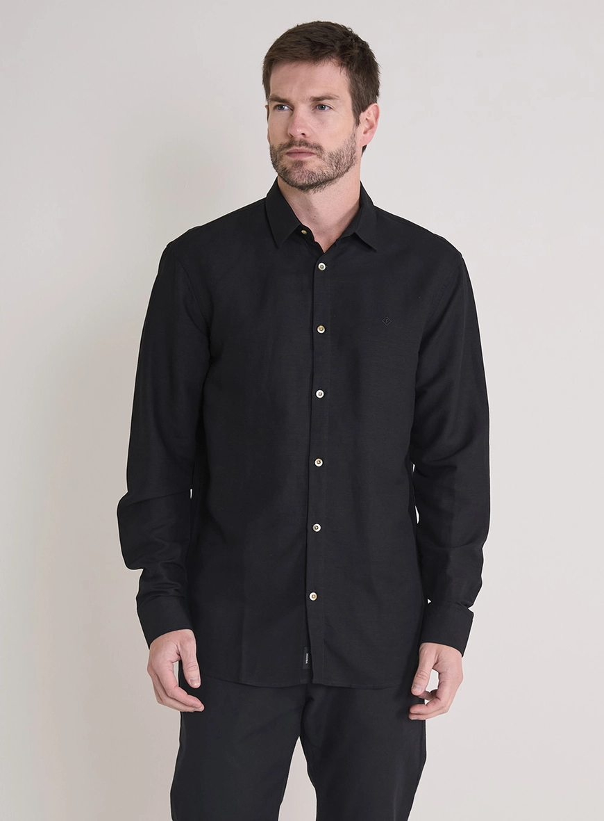 Camisa Masculina Relax Preto