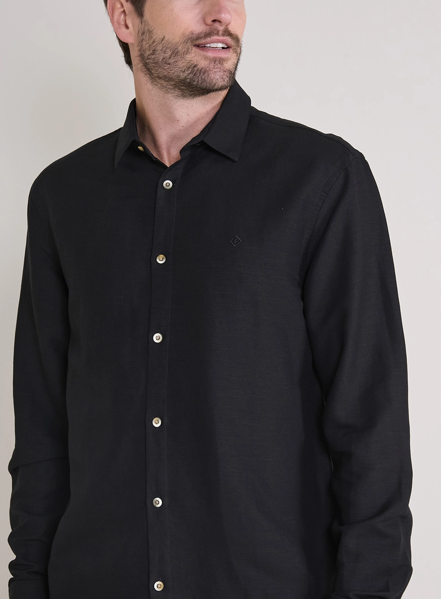 Camisa Masculina Relax Preto