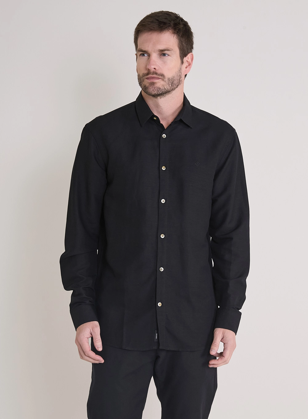 Camisa Masculina Relax Preto 2