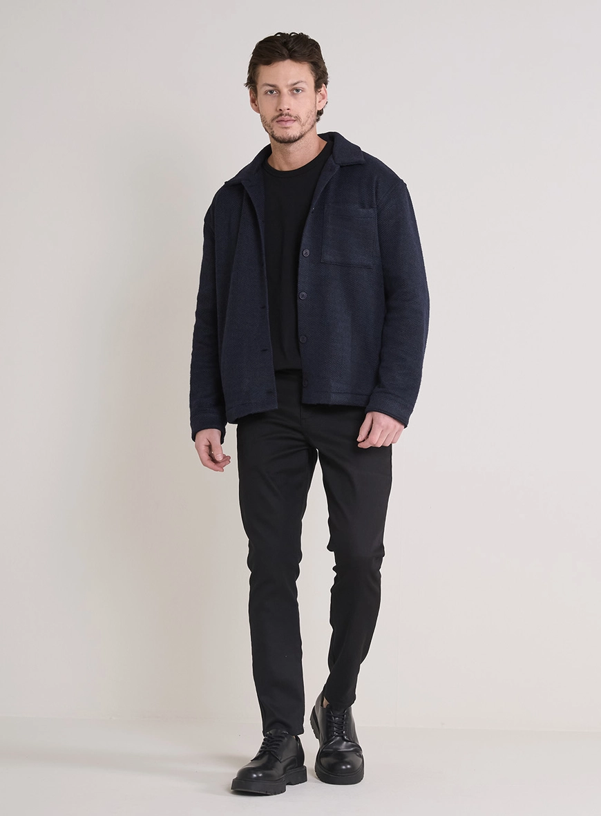 Jaqueta Masculina Alfaiataria Azul