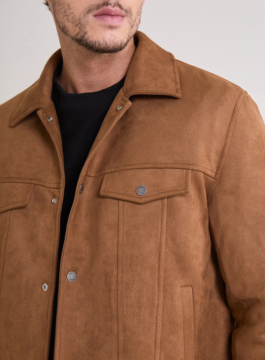 Jaqueta Masculina Regular Marrom