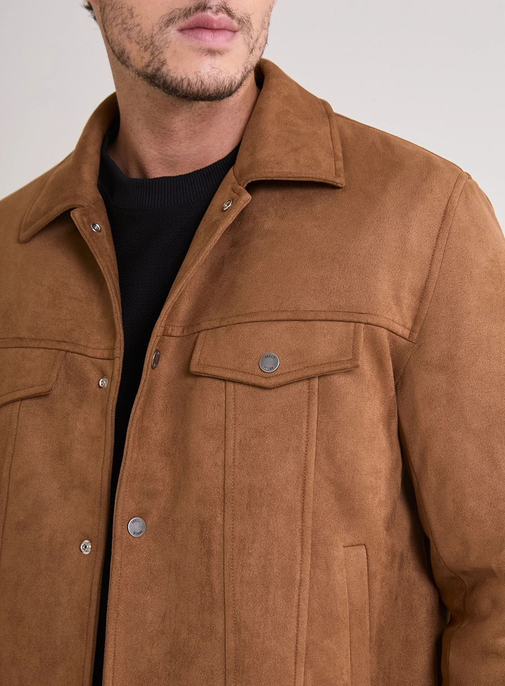 Jaqueta Masculina Regular Marrom 3