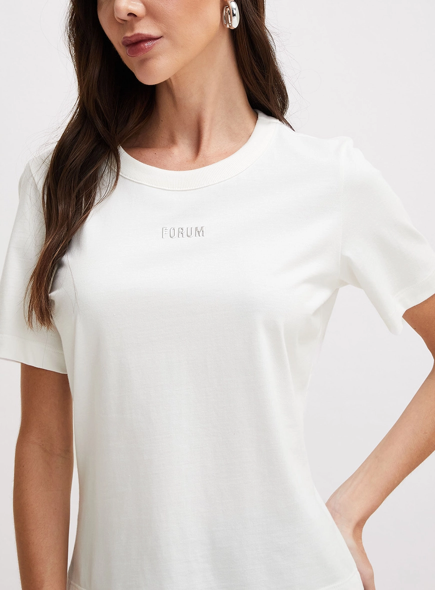 Camiseta Feminina Básica - Fran Off Shell