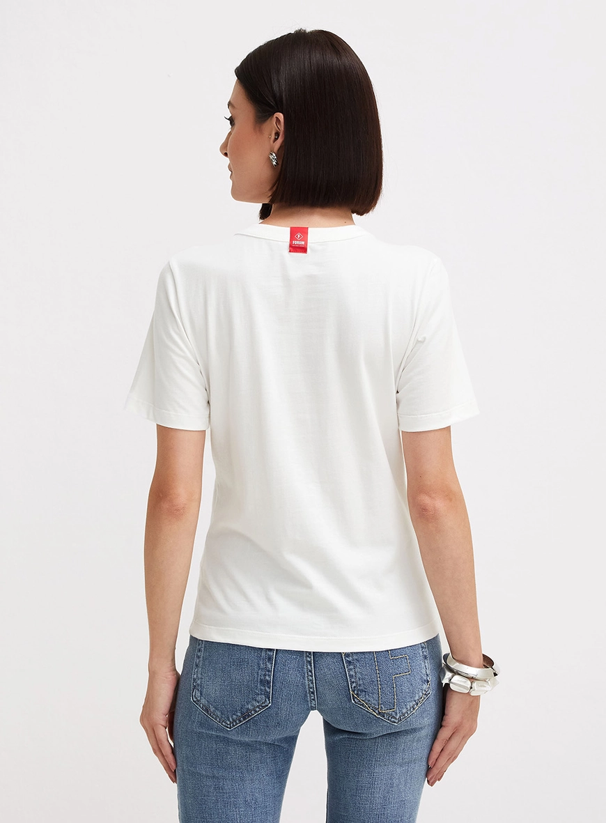 Camiseta Feminina Básica Comfort Off Shell