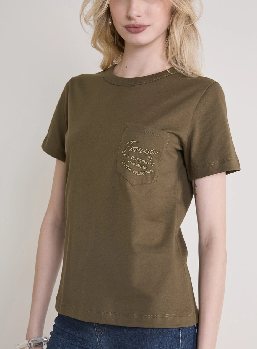 Camiseta Feminina Básica - Fran Verde