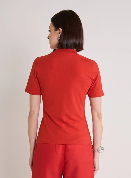 Camiseta Feminina Justa Gola Alta