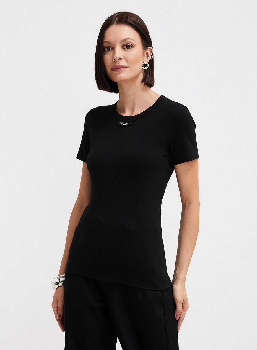 Camiseta Feminina Justa Básica Preto 4