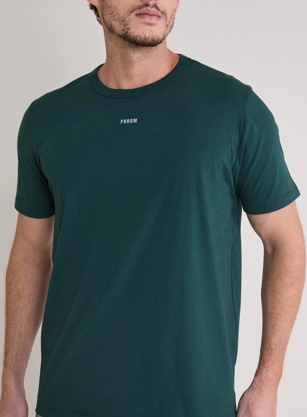 Camiseta Masculina Básica New Slim Verde 2