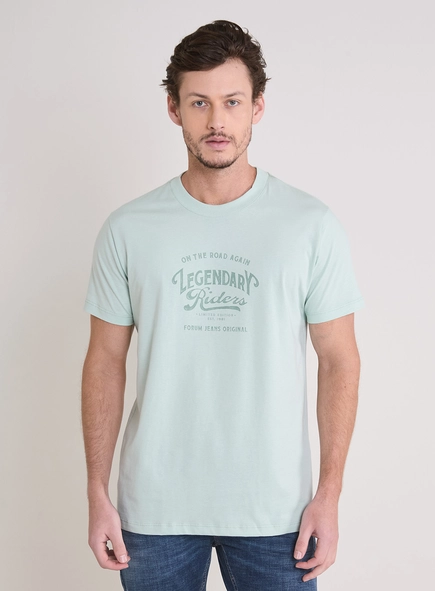 Camiseta Masculina New Slim Com Estampa